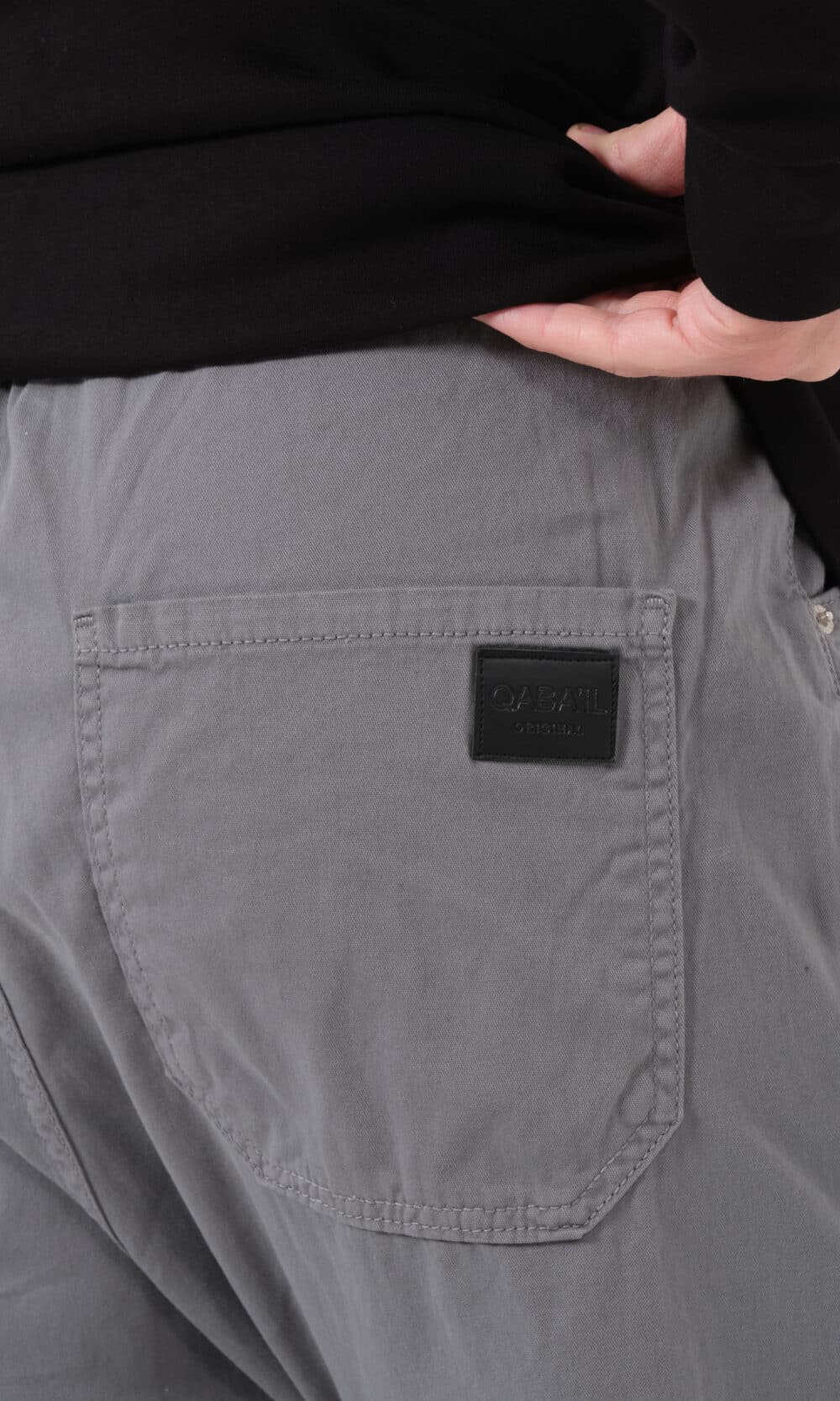 Sarouel qabail activ strech griș anthracite – Image 3