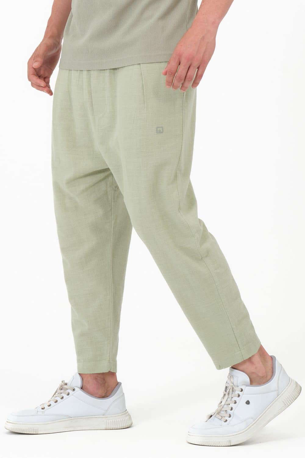 saroual qabail Classic lin vert sauge - Afbeelding 3