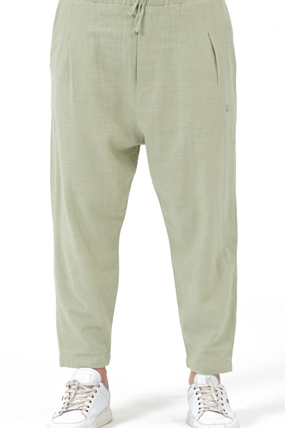 saroual qabail Classic lin vert sauge - Afbeelding 4
