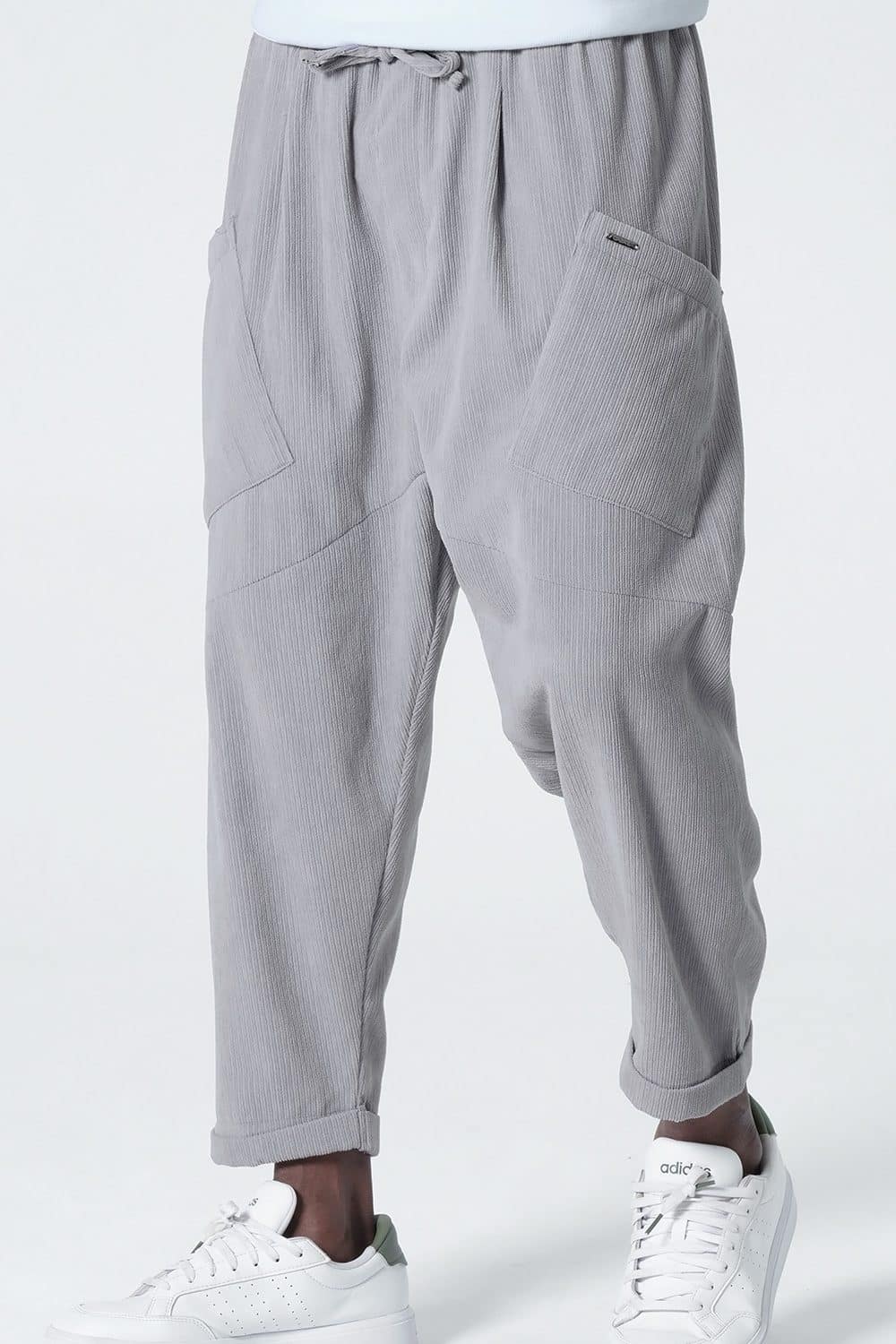 sarouel qabail design kadife gris - Image 3