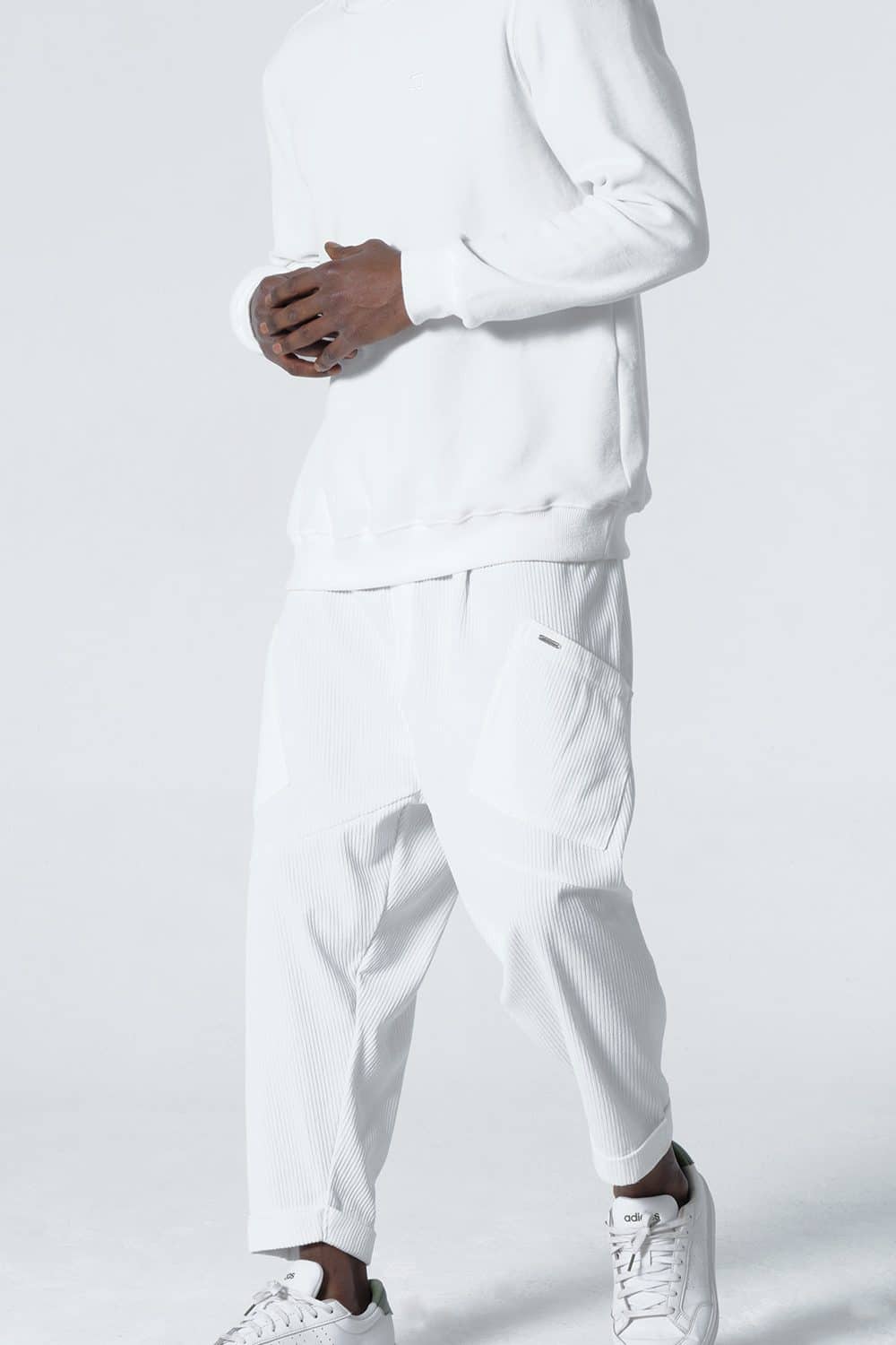 sarouel qabail design kadife ecru