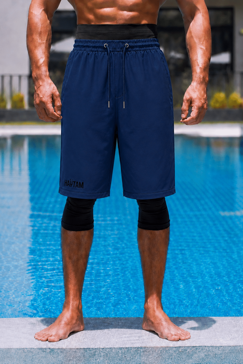 Haytam blue swim saroual