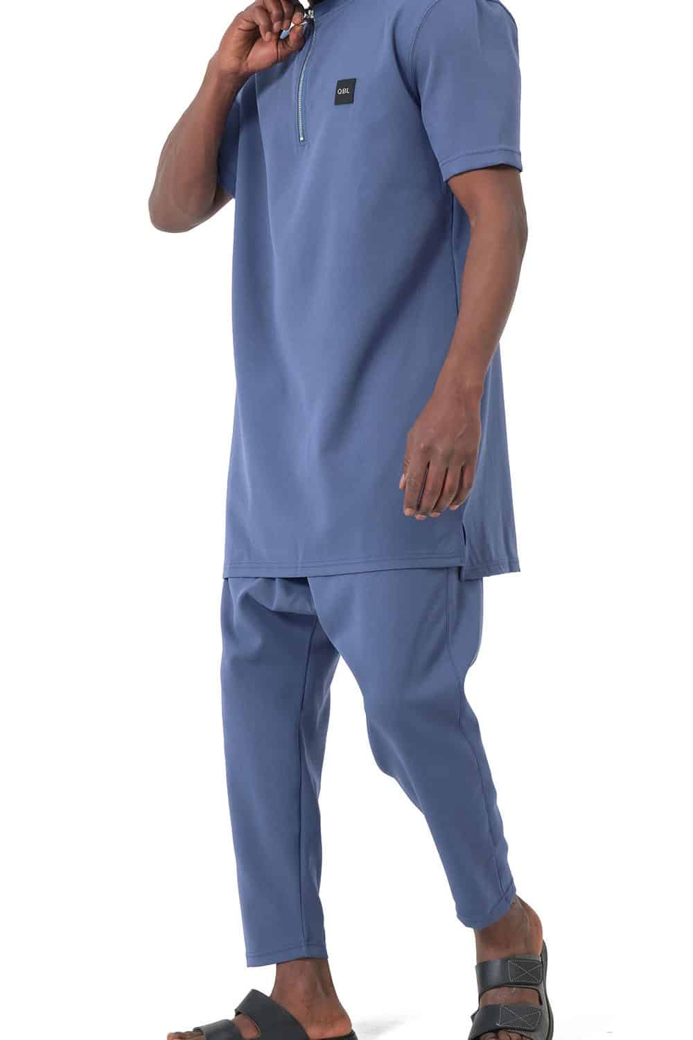 Ensemble qabail silent S26 bleu indigo – Image 4